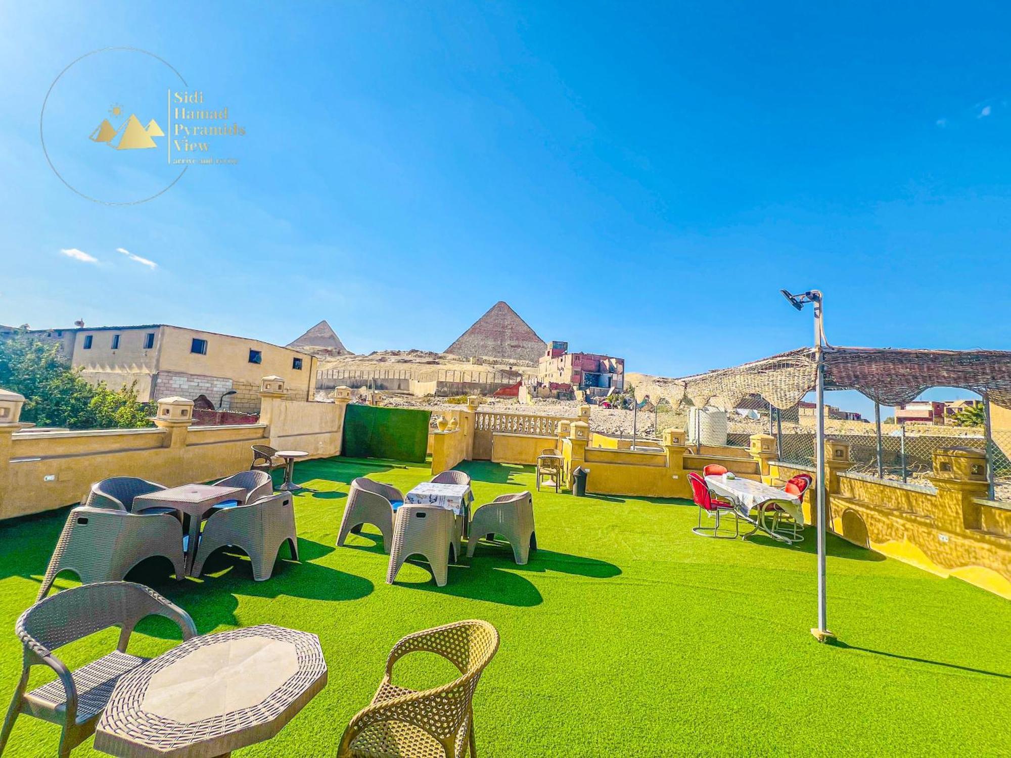 Sidi Hamad Pyramids View Hotel Kafret el-Gabal Exterior photo
