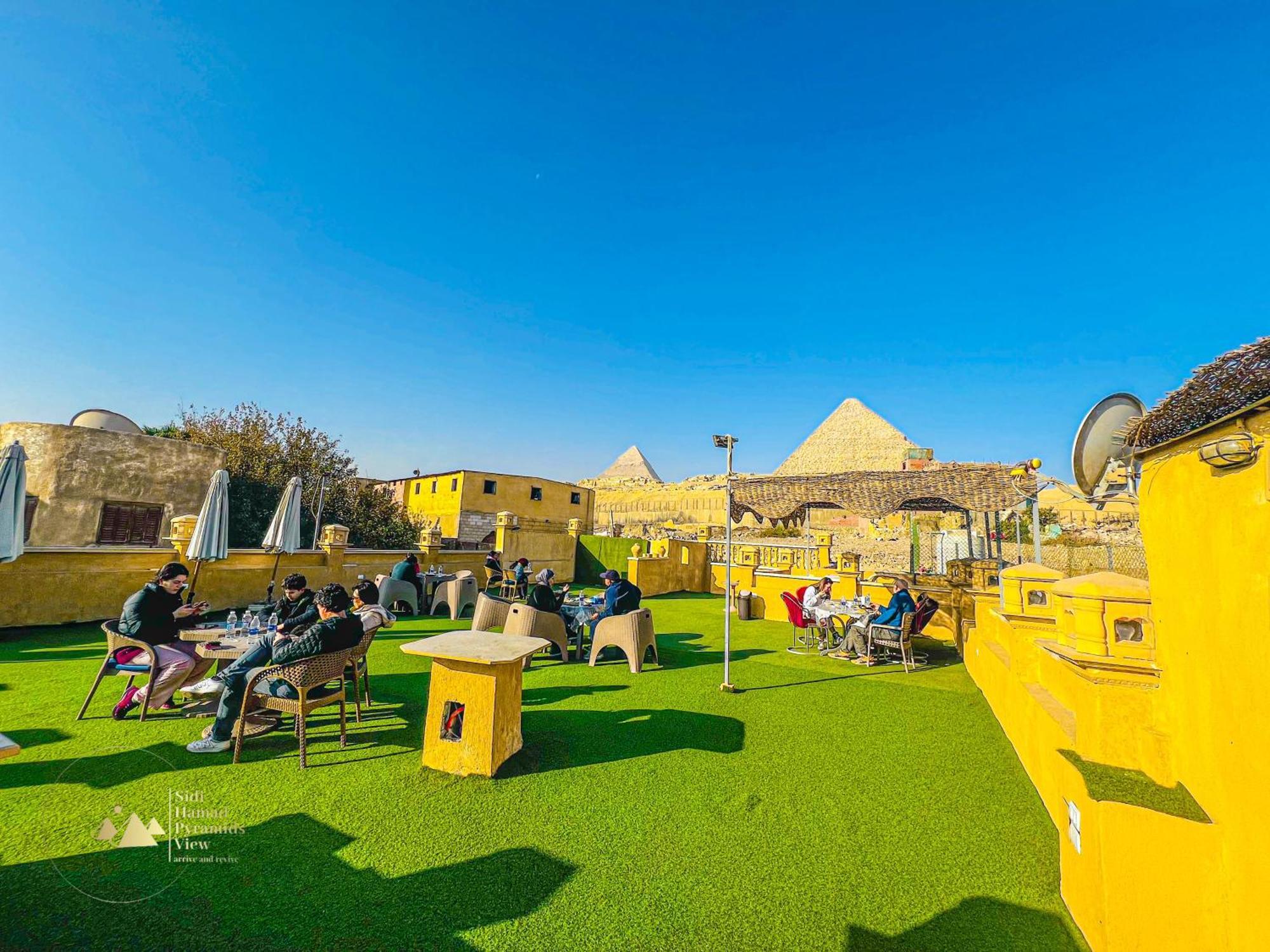 Sidi Hamad Pyramids View Hotel Kafret el-Gabal Exterior photo
