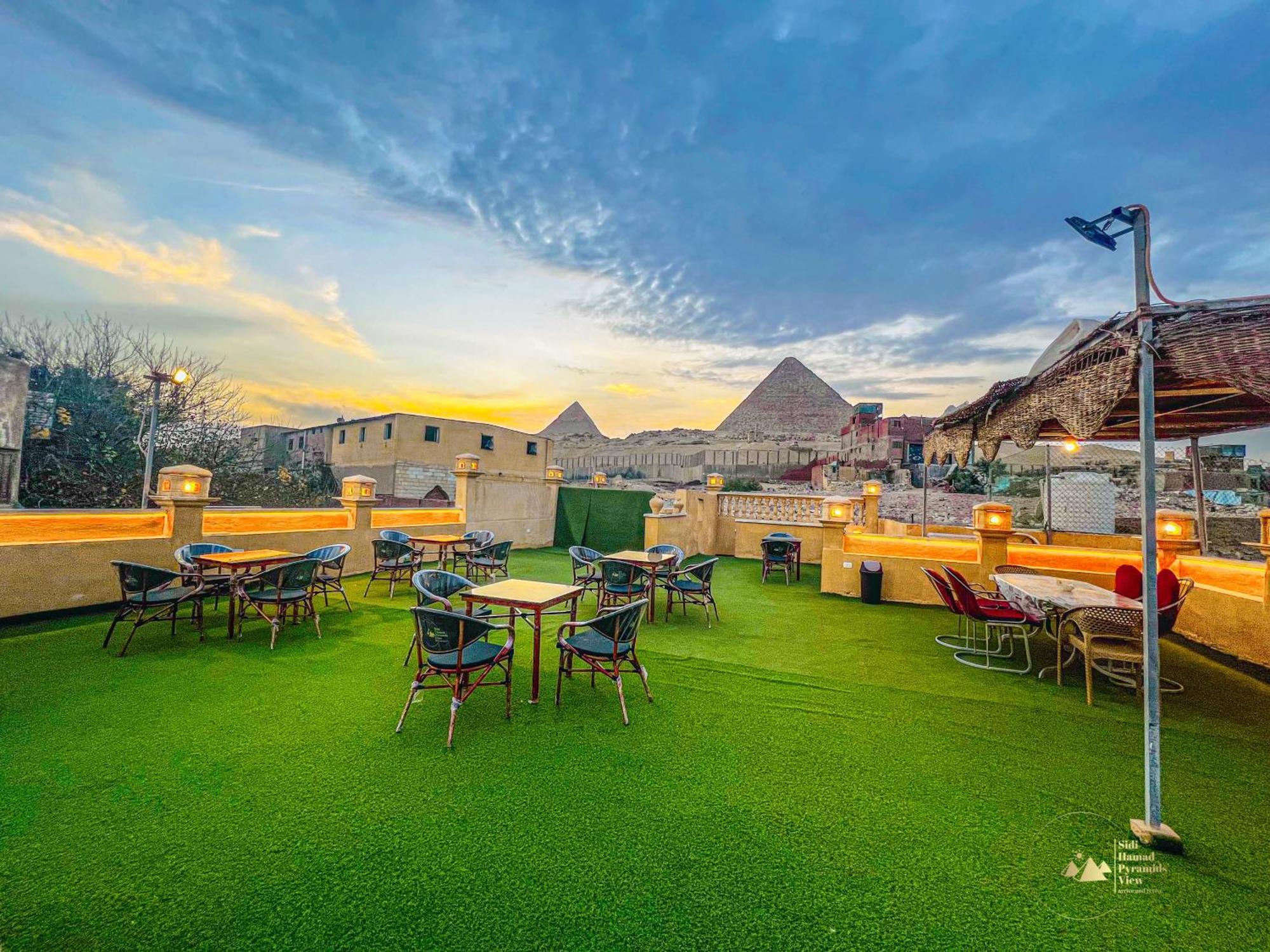 Sidi Hamad Pyramids View Hotel Kafret el-Gabal Exterior photo