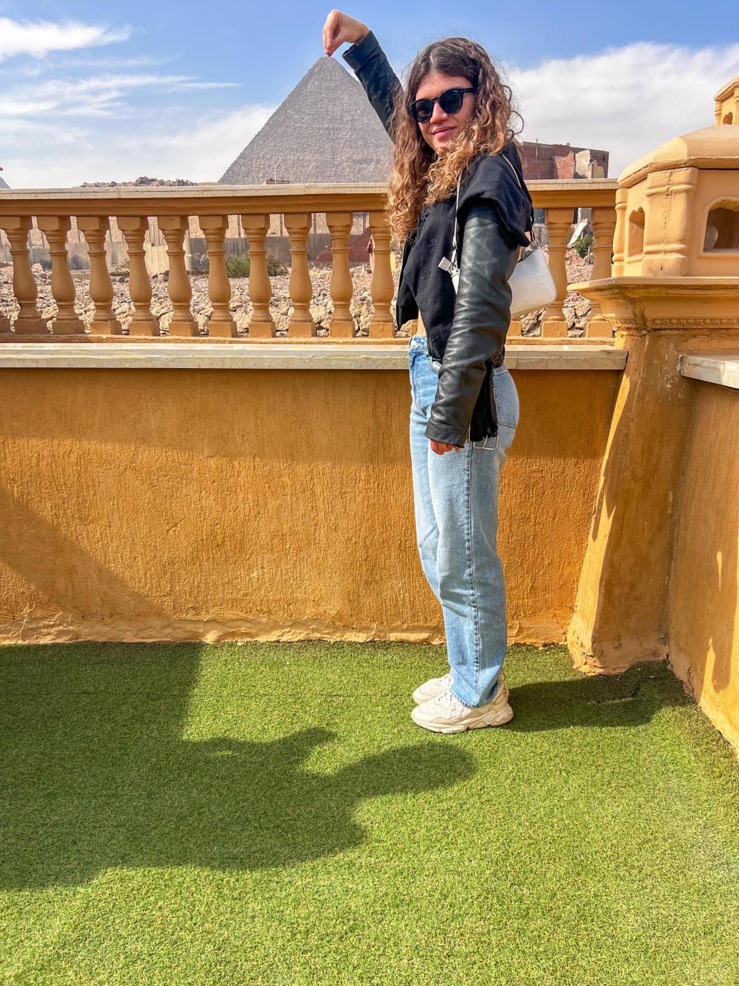 Sidi Hamad Pyramids View Hotel Kafret el-Gabal Exterior photo